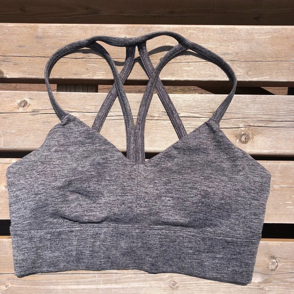 JoyLab Other - JoyLab Charcoal Strappy Sports Bra - S